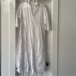 Zara White Dress